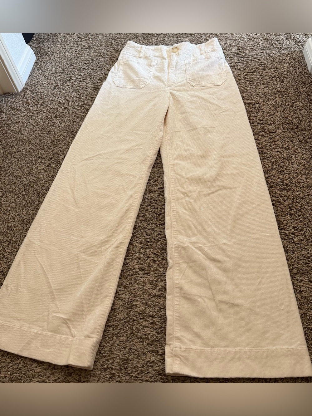 Maeve The Colette Wide-Leg Corduroy Pants size 29
